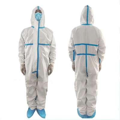 non woven gowns disposable coronavirus protective clothing safety protection suit isolation clothing coverall