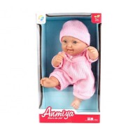 Wholesale kids 35CM full vinyl realistic laughing vinyl baby doll toy