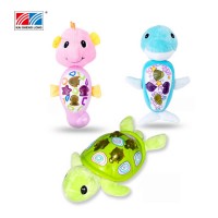 Baby battery operated sleeping soft soothing music baby sleep plush toy