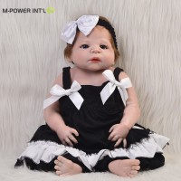 2018 New model full silicone vinyl body newborn baby dolls cute reborn baby dolls for sale