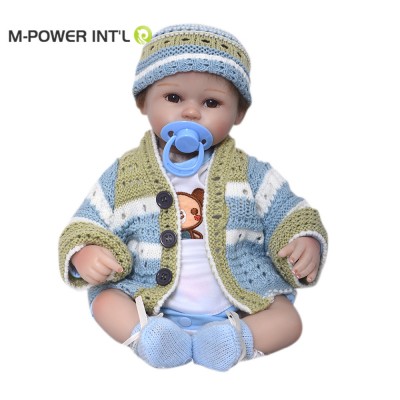 2018 New realistic full silicone handmade reborn baby dolls